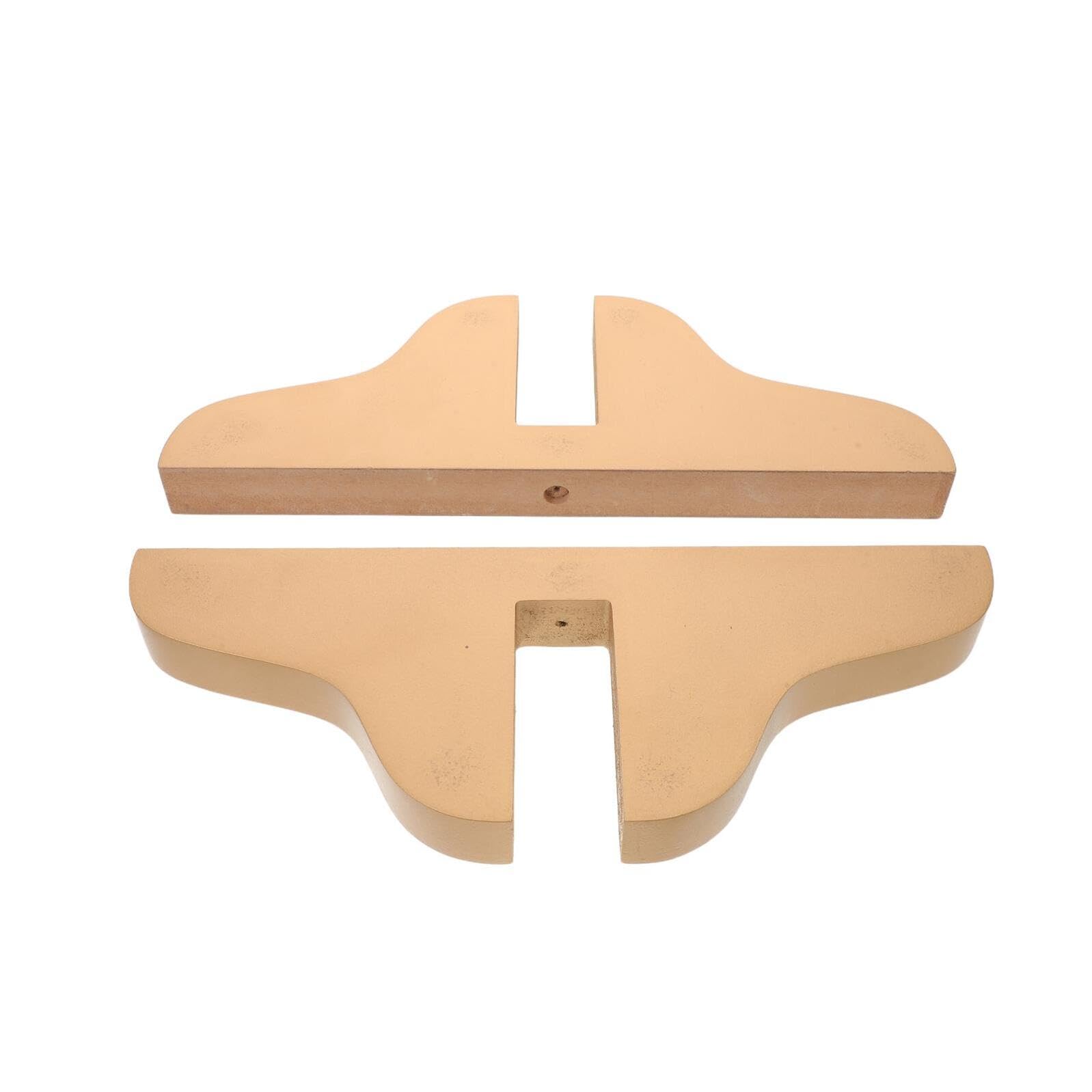 Support de Base en Bois Milisten pour Cloisons et Paravents Lot de 2 Pieds Pliables Couleur Cadre
