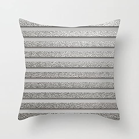 Daesar Grey Decorative Throw Pillow Case Cover
