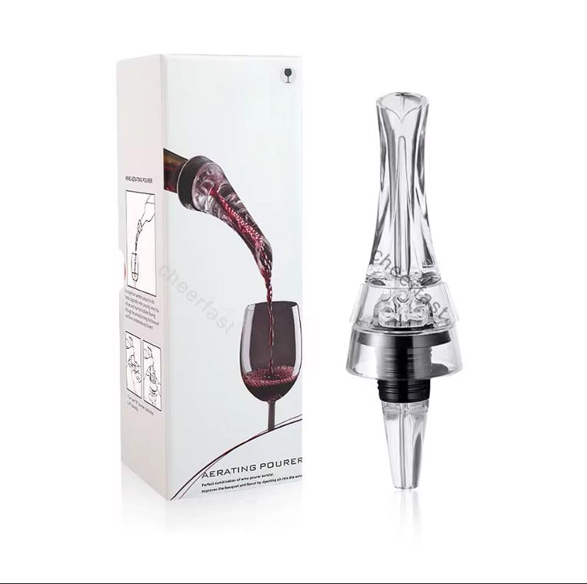 Aireador y Vertedor de Vino Antigoteo – Decantador Instantáneo con Diseño de Águila para Mejor Sabor y Aroma – Accesorio Premium para Amantes del Vino, Fácil de Usar y Limpiar – Regalo Elegante