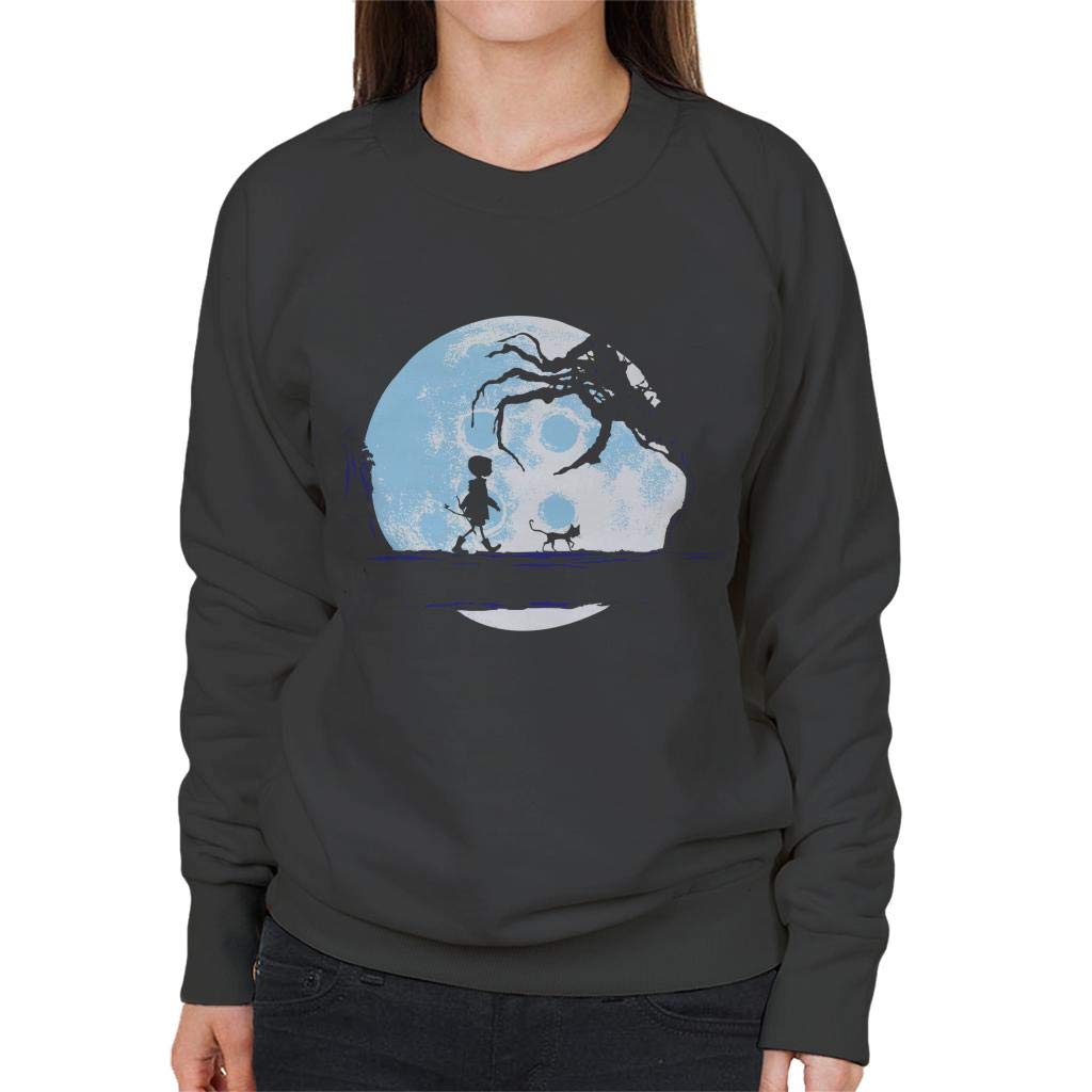 Cloud City 7 Women's Charcoal Perfect Moonwalk Coraline Sweatshirt