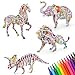 Cadeau Fille Garçon 6 7 8 9 10 11 Ans Anniversaire, DIY 3D-Puzzles Jouet Cadeau 5 6 7 8 9 10 Ans Djeco Loisirs Creatifs Coloriage Puzzle Kit Creatif Enfant 7 8 9 10 11 12 Ans Fille Garçon Cadeau
