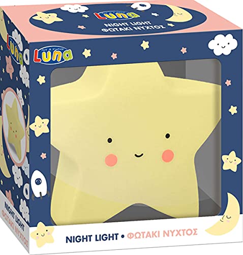 Luna - Lámpara de noche con forma de estrella Cover