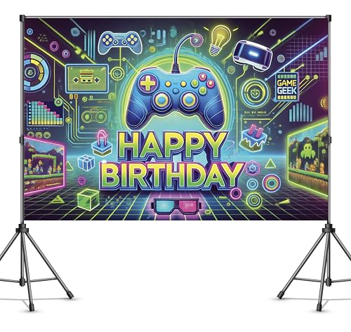 Gamer Birthday Banner - HD Print