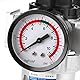 DEWIN Druckminderer Druckluft, Wasserabscheider Druckluft BSP 1/2 Zoll Luftkompressor Feuchtigkeitsfallen Filterregler mit Montageanschluss