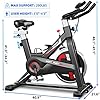 YONKFUL-Exercise-Bike-Belt-Drive-Indoor-Cycling-Bike-Adjustable-Stationary-Bicycle-Home-Gym-Bike-for-Workout-Cardio-Bikes-with-Tablet-Holder-and-Comfy-Seat-Cushion YONKFUL Exercise Bike Belt Drive Indoor Cycling Bike Adjustable Stationary Bicycle Home Gym Bike for Workout Cardio Bikes with Tablet Holder and Comfy Seat Cushion