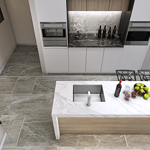 Sinber 23" X 18" X 9" Undermount Single Bowl Kitchen Sink With 18 Gauge 304 Stainless Steel Satin Finish Hu2318S-10-S (Sink Only) #TOP7