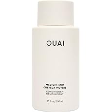 OUAI Medium Conditioner Refill - Hydrating Hair Conditioner with Coconut Oil, Babassu Oil, and Keratin - Strengthens, Repairs and Adds Shine - Paraben and Phthalate Free Hair Care Products (32 Oz)