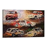  Vintage Racing Car Collection Rally Car Sport Car Poster Pittura Decorativa Tela Poster Da Parete E Art Picture Print Moderna Famiglia Camera Da Letto Decor Poster