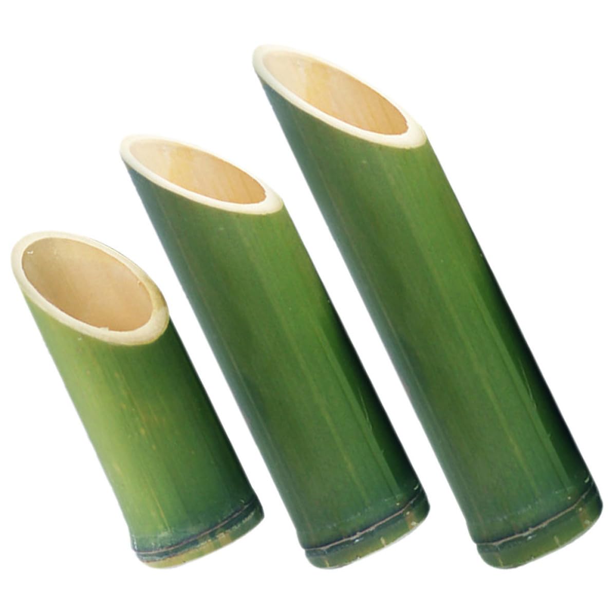 Vases modernes artistiques en bambou naturel pour art floral unique