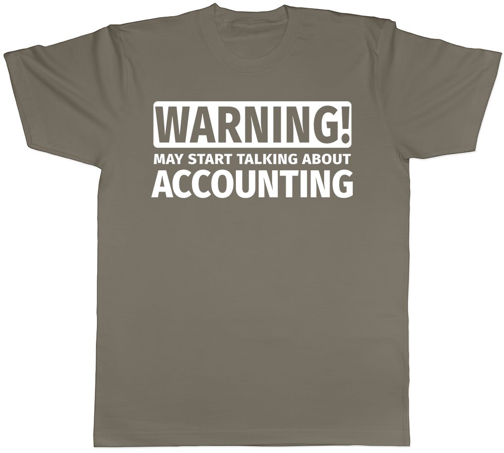Shopagift Warning May Start Talking About Accounting Unisex T-Shirt Grey