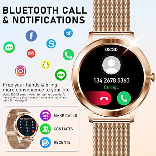 Orologio Smartwatch Donna Chiamate Bluetooth 1.32...