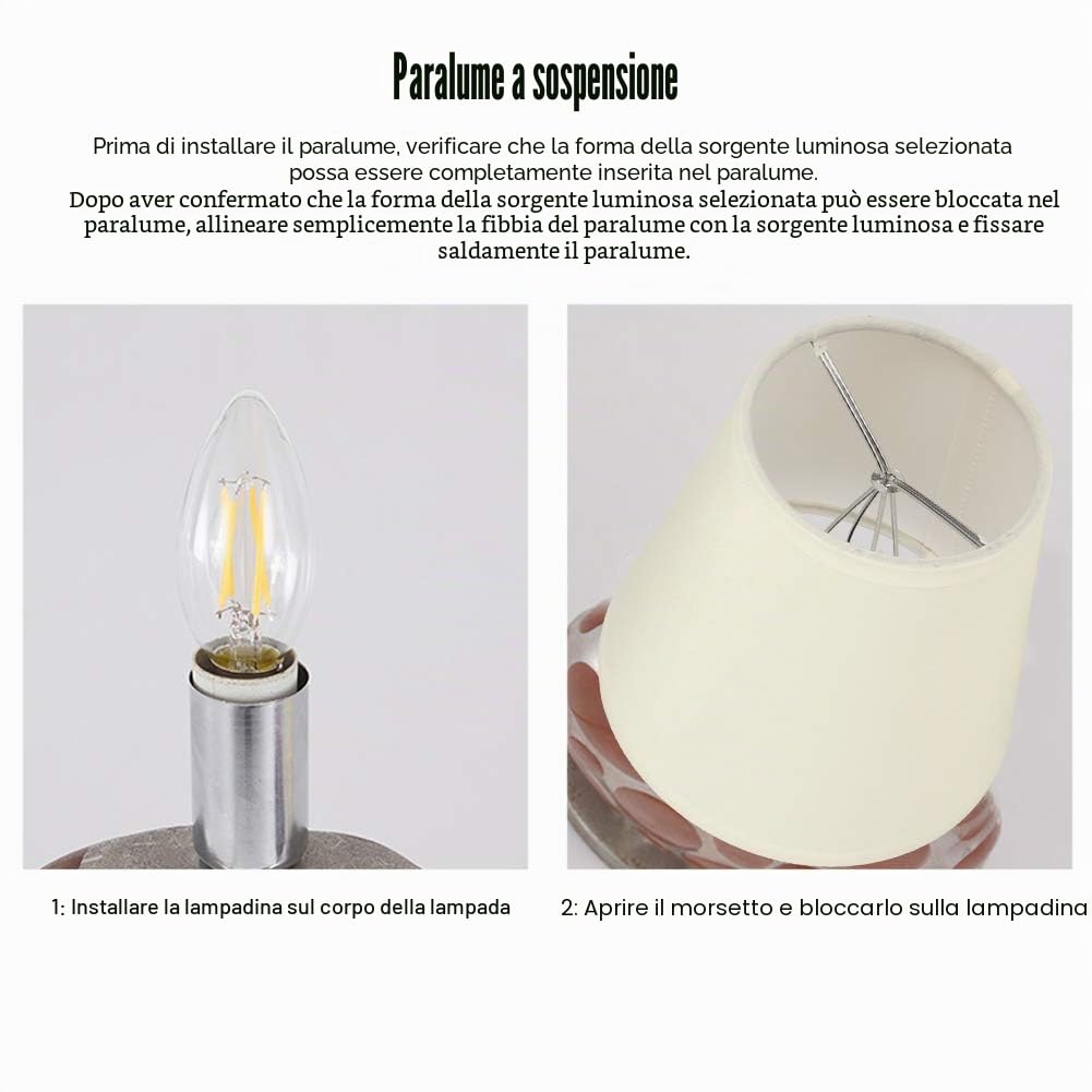 Bigking Paralumi, 6 Pezzi Di Ricambio per Paralume in Tessuto Color Crema, Paralume Abat Jour, Paralume Lampadario, Per Lampada Da Parete E14, Lampadario, Decorazione Domestica