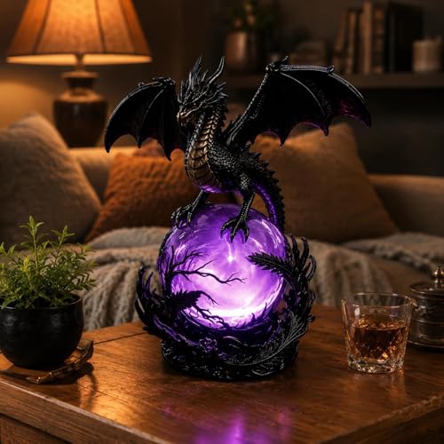 Figurine de dragon durable pour embellir un jardin terne