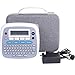 co2CREA Hard Travel Case Replacement for Brother Home Personal Label Maker PT-N25BT / PT-N25BTV3 / PT-D202