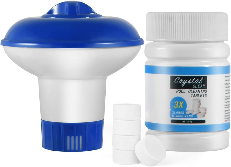 Quorium Chlorine Tablets for Swimming Pool,50g Chlorine Tablets for Hot