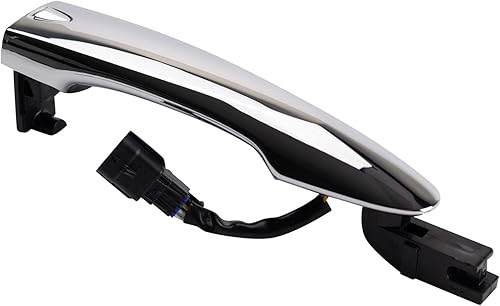 Miniatura 525 de TRQ Manija de puerta exterior texturizada LH del conductor trasero para Chevy GMC Pickup Truck SUV