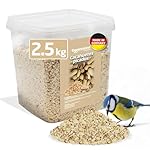 Eggersmann volaris Cacahuetes picados de 2,5 kg. A...: Alimentación para todo el año: los cacahuetes picados proporcionan a las aves una energía importante en la estación fría. En primavera y verano, apoyan principalmente a mordedores y comedores mixtos en la cría. 100 % natural y fresco: para nuestro al...