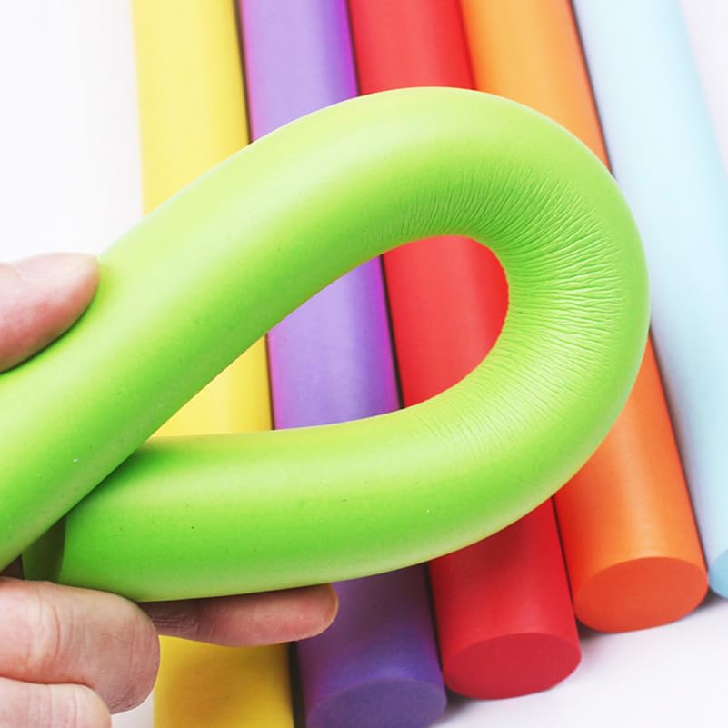 6pièces Bâtons Souples De Relais Garçon Fille Bâtons De Transfert Et Colorés pour Entraînement Athlétique