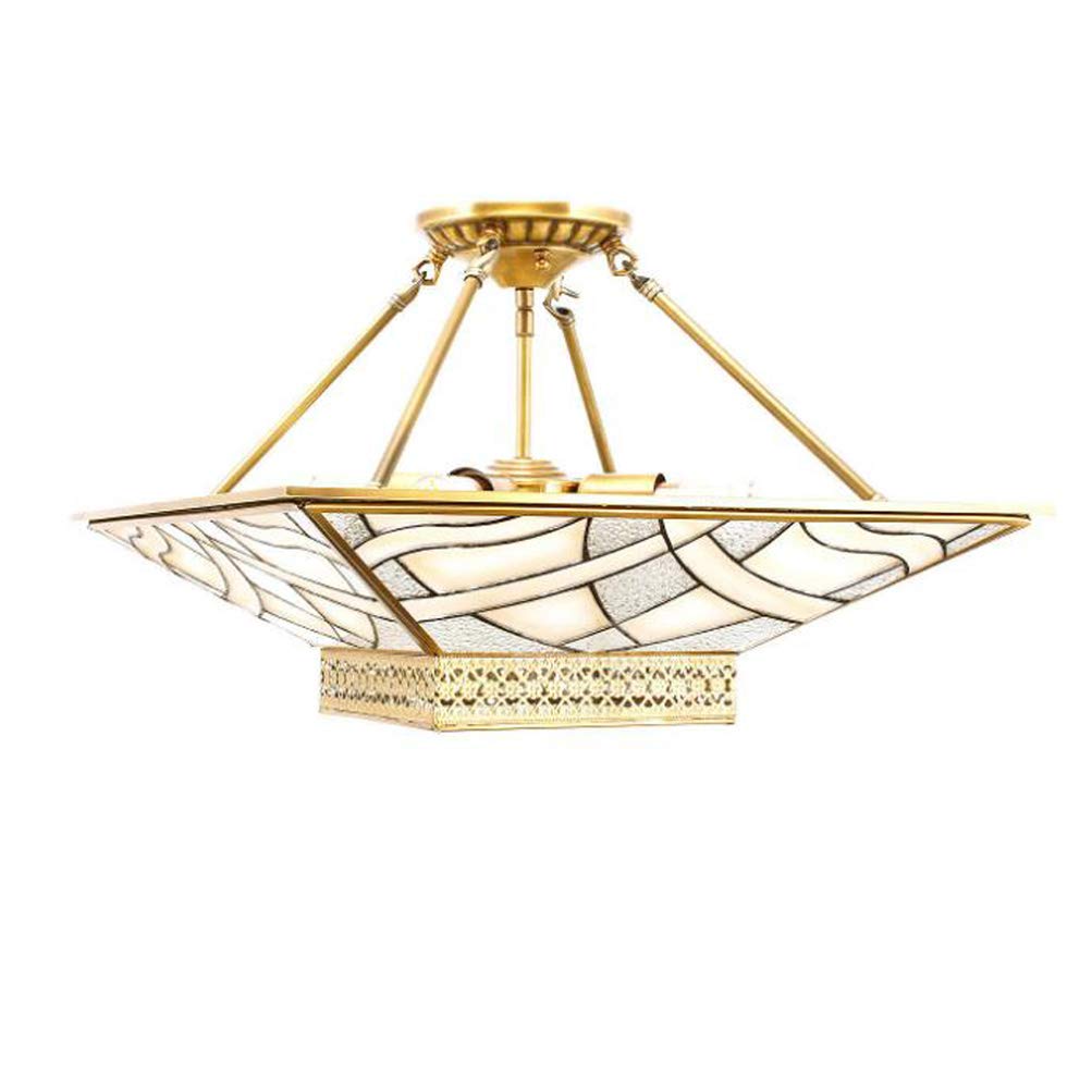 Lustre en mosaïque de verre fait main pour salon et grand hôtel chic