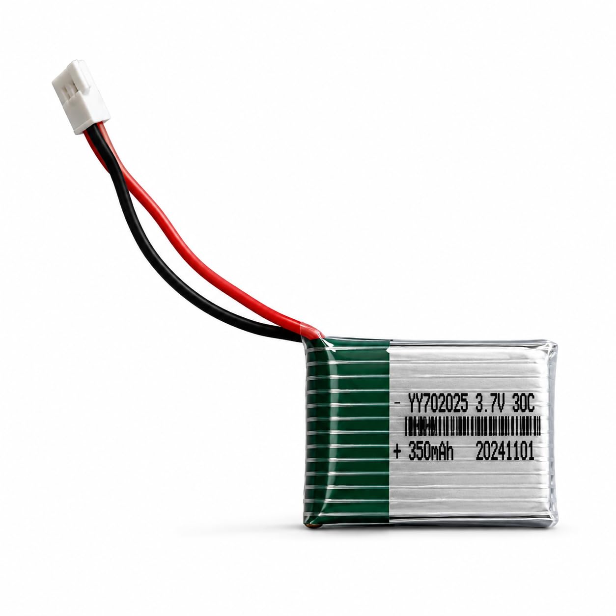 MICROUSB Suitable for YY702025 3.7V 30C 350mAh Lithium-Polymer Rechargeable Battery for Drones 7 mm (T) x 20 mm (W) x 25 mm (L) (Pack of 1)-image-13