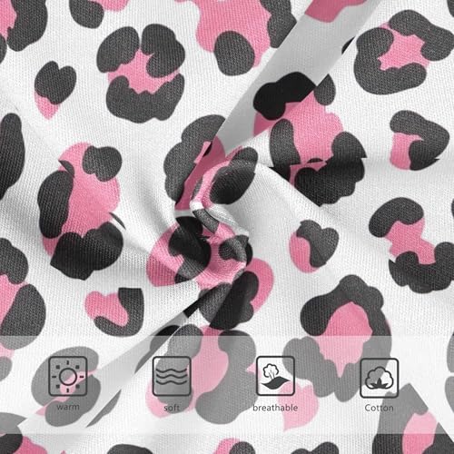 Cotton Toddler Underwear Floral Black Leopard Pink Print Spots Panties for Girl Durable Briefs Undies Kids 2t3