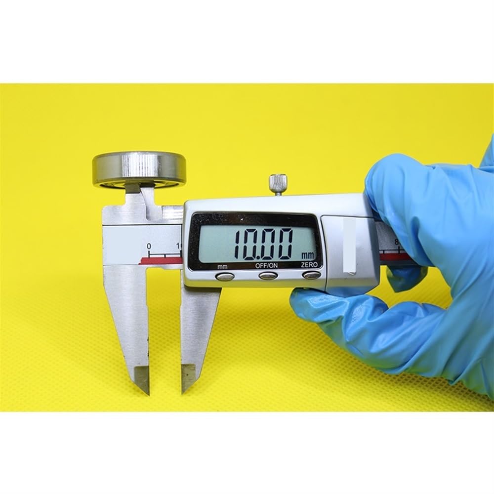 DUKUTS 6200-2RS Hybrid Ceramic Bearing 10 * 30 * 9 mm ABEC-1 (1 PC) Industry Motor Spindle 6200HC Hybrids Si3N4 Ball Bearings 3NC 6200RS