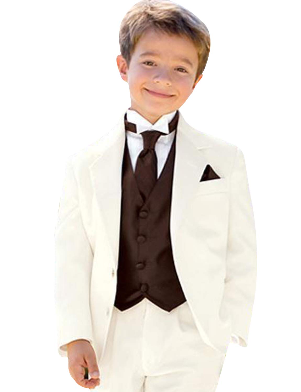 Niño Traje Moderno, Traje Formal de Boda de 3 Piezas, Conjunto de Chaleco y pantalón de Chaqueta