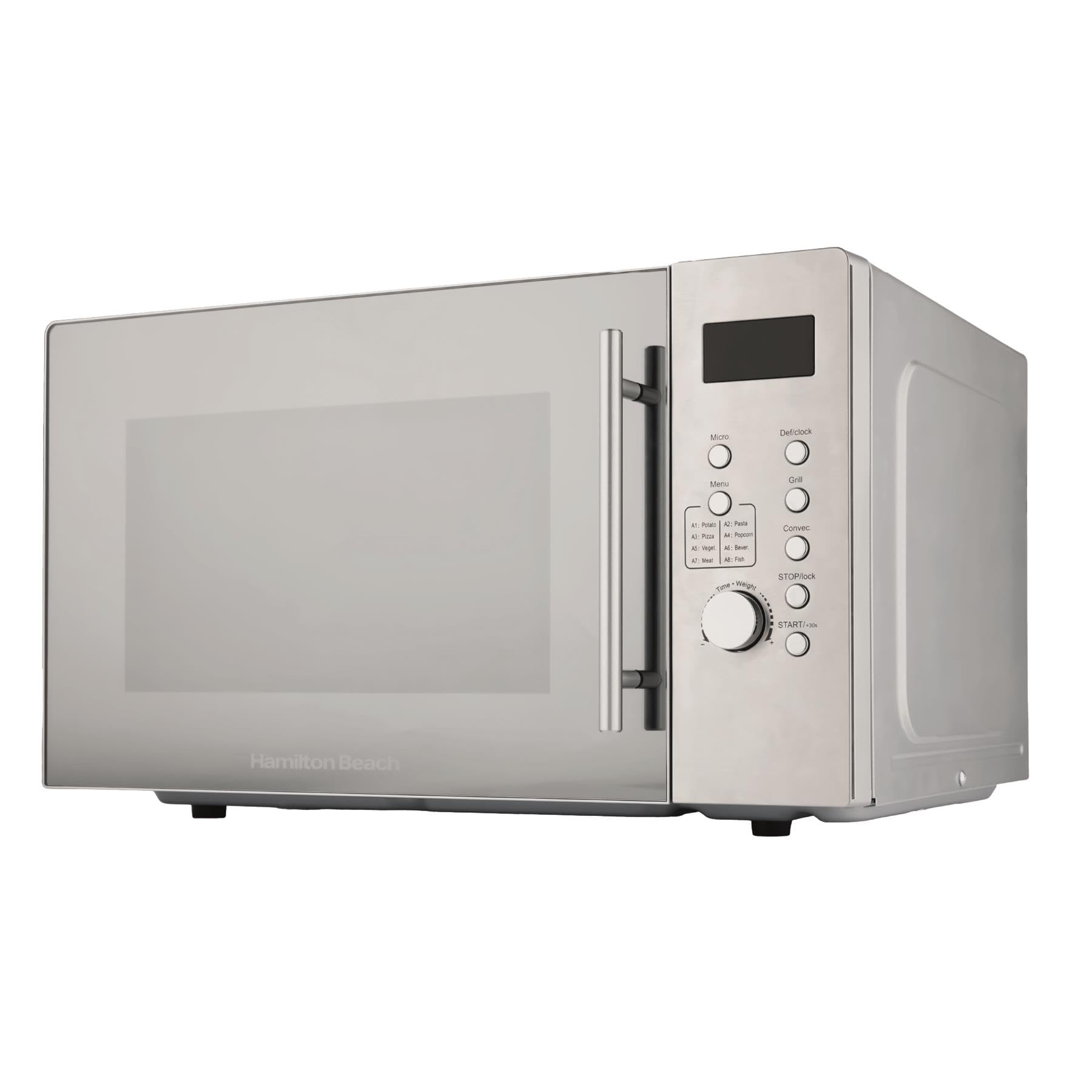 Sponsored Ad β Microwave, 30L, 3100W, Combination Microwave with Grill, 8 Presets, Defrost Function, Multi-Functional Cooking, 5 Power Settings, Grill Rack, Silver - HB30LS01