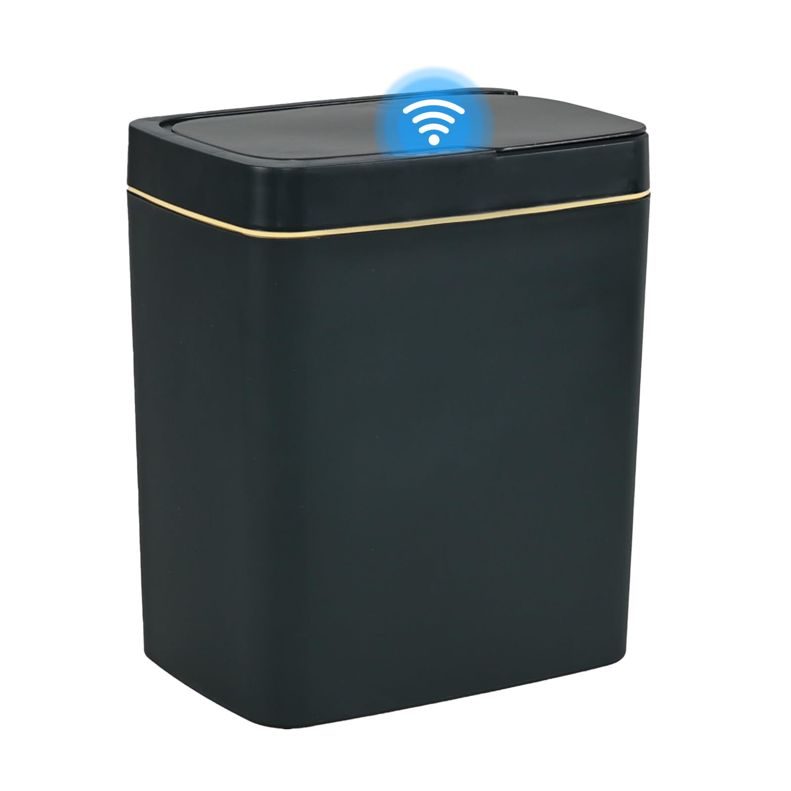 Hespama 15 L Plastic Smart Sensor Trash Bin, Slim Automatic Touchless Bin