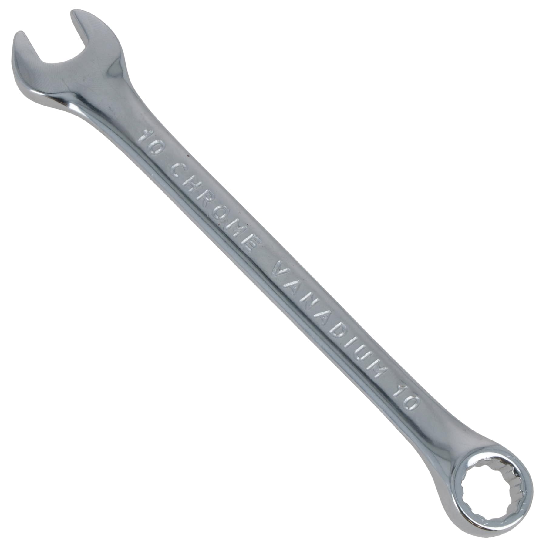 B&Q -  10mm Metric Combination Combo Spanner Wrench Ring Open Ended Bi-Hex Ring