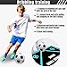 Soccer Training Mat 35x23.6 Inch Anti-Skid Rubber Football Training Mat Silent Football Mastery Mat Portable Soccer Agility Training Equipment for Kid Adult Improve Football Skill Football Lover Gif