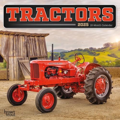 BrownTrout, Tractors 2025 Mini Wall Calendar