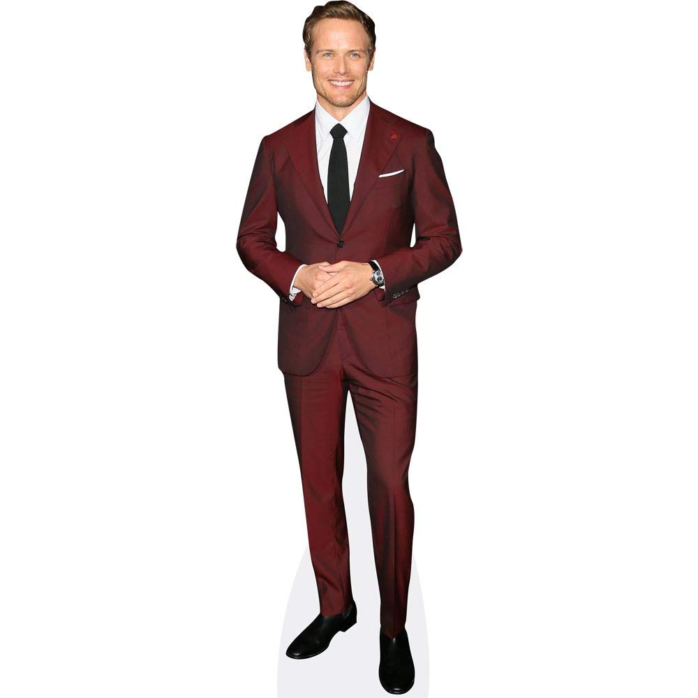 Celebrity Cutouts Mini Size Cutout Sam Heughan (Burgundy Suit)