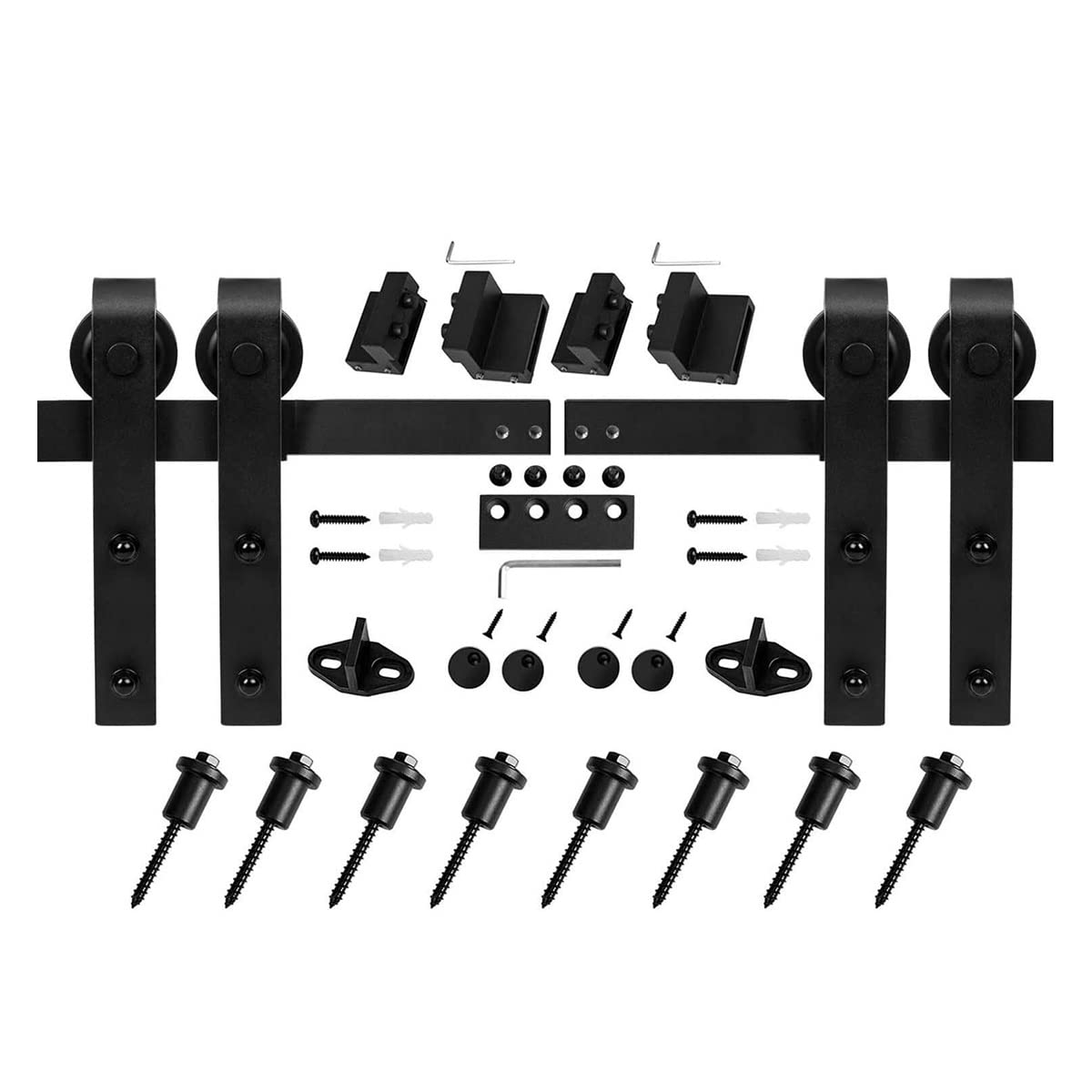 Buy Barn Door Kit 10FT Sliding Barn Door Hardware Kit J Shape Hanging