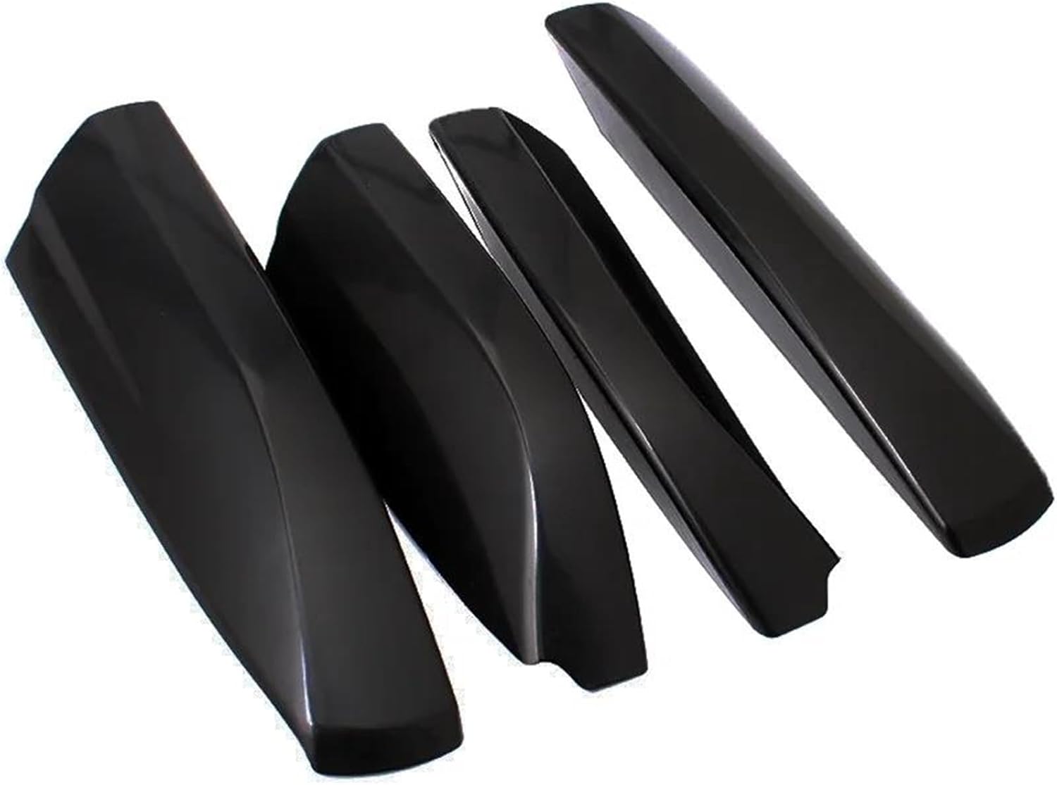 Car Roof Rack Cross Bars Roof Rack Rails End Cap Protection Cover Shell for Toyota for Highlander 2008-2013/Rails Covers Black Replace Parts