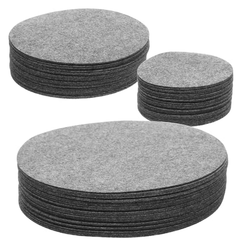 SAFIGLE 144 piezas Separadores de Platos Redondos de Fieltro Suave para Armarios Protectores de Platos y Sartenes de Organizador de Vajilla y Utensilios de Cocina