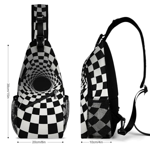 Mochila tipo bandolera para senderismo y día casual miniatura 2