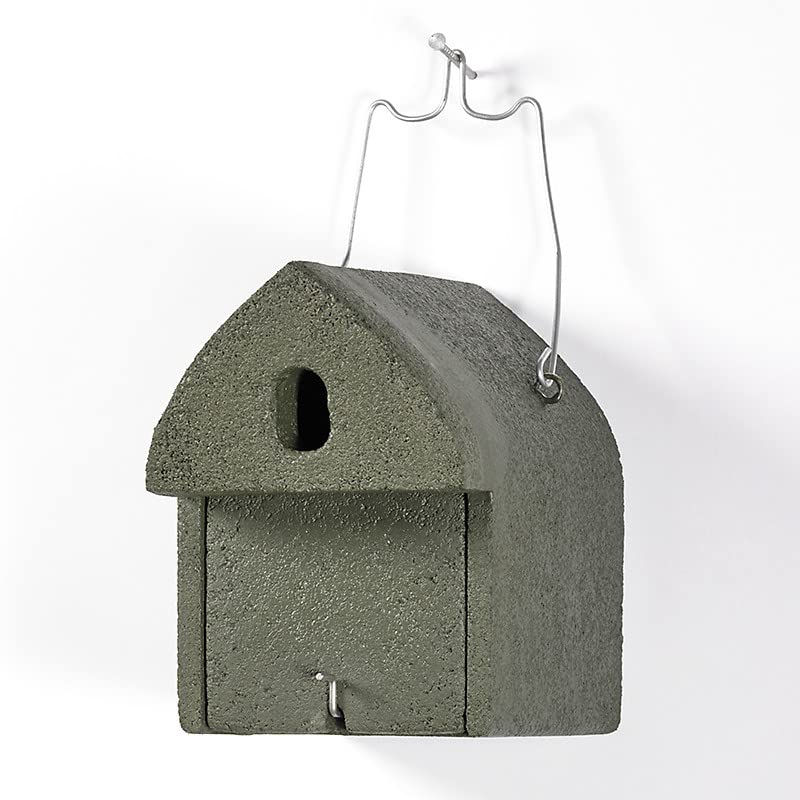 3er Nistkastenset der Frühling kann kommen aus Holzbeton -Fledermäuse, Feldsperling, Blaumeise, Sumpfmeise, Star, Gartenrotschwanz, Kohlmeise, Haussperling, Kleiber, Fledermäuse.