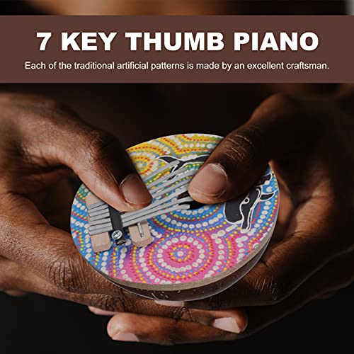 BIENKA 1pc 7 for clés Doigt Élégant Aléatoire Marteau Adulte Mbira Portable Couleur Cristal avec Coquille Kalimba… - Les Beatles, Paul McCartney, John Lennon, RIngo Starr, George Harrison BIENKA 1pc 7 for clés Doigt Élégant Aléatoire Marteau Adulte Mbira Portable Couleur Cristal avec Coquille Kalimba… – Image 7