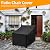 WLEAFJ Outdoor Chair Covers Waterproof, Black Lawn Patio Furniture Covers, Heavy Duty Wicker Garden Sofa Chair Cover, 2 Pack - 30" W x 37" D x 31" H