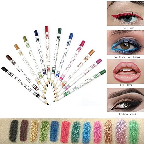 Tattoo Eyeliner Pen Set con 12 unidades miniatura 7