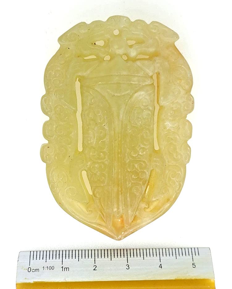 Amazon.co.jp: 中国古代の玉器漢代漢八刀蝉形玉彫刻が美しいです。-7