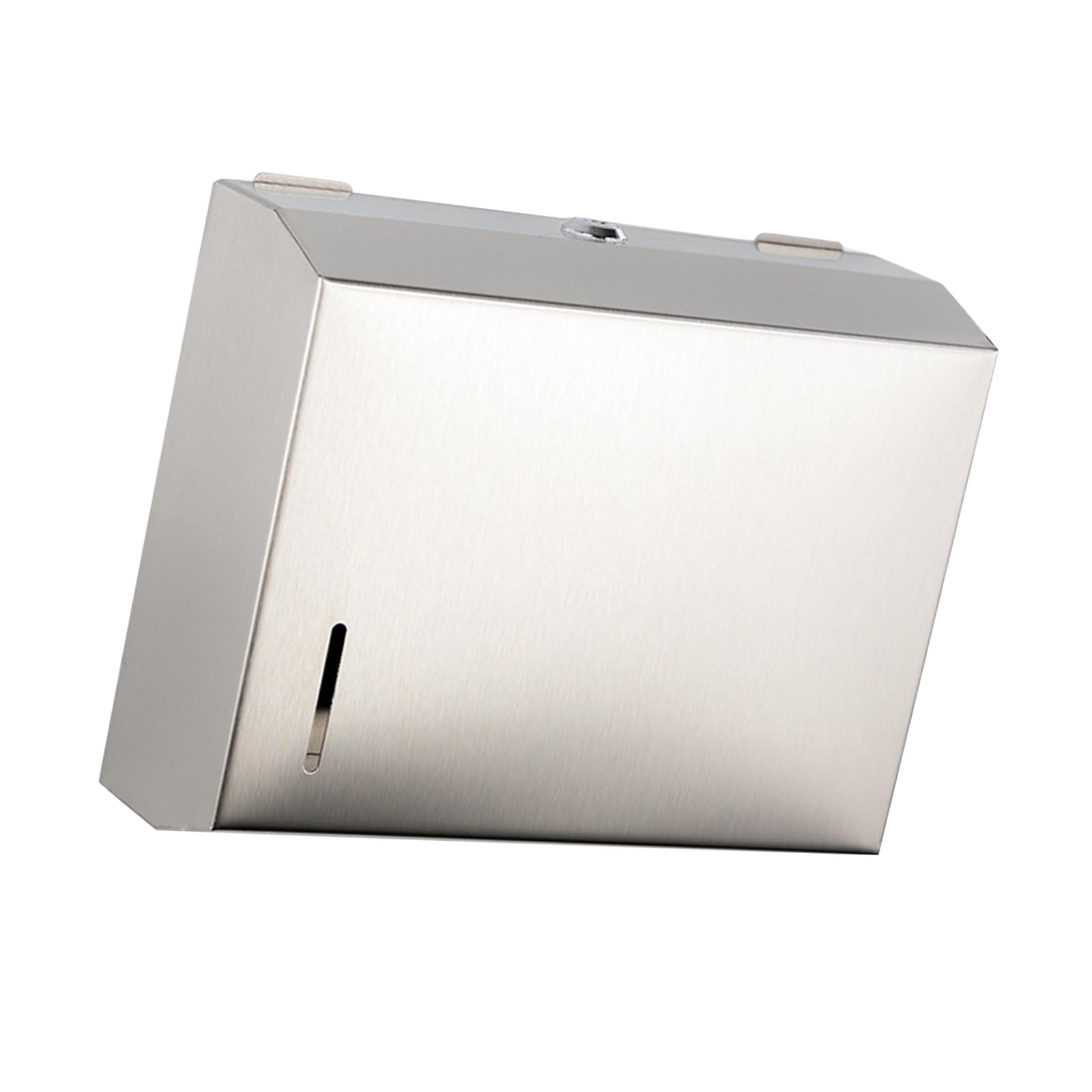 APGLSXY Capacity Rustless Square Tissue Distributor Wall Mounted for Commercial Bathrooms Public Restrooms Commercial Bathroom Paper Distributor