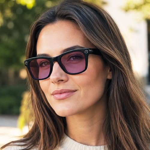 Image of YEIN Replacement Lenses for Ray-Ban Meta RW4006 /RW4012(50mm), Photochromic /Blue Light Blocking /Polarized Sunglasses Lenses