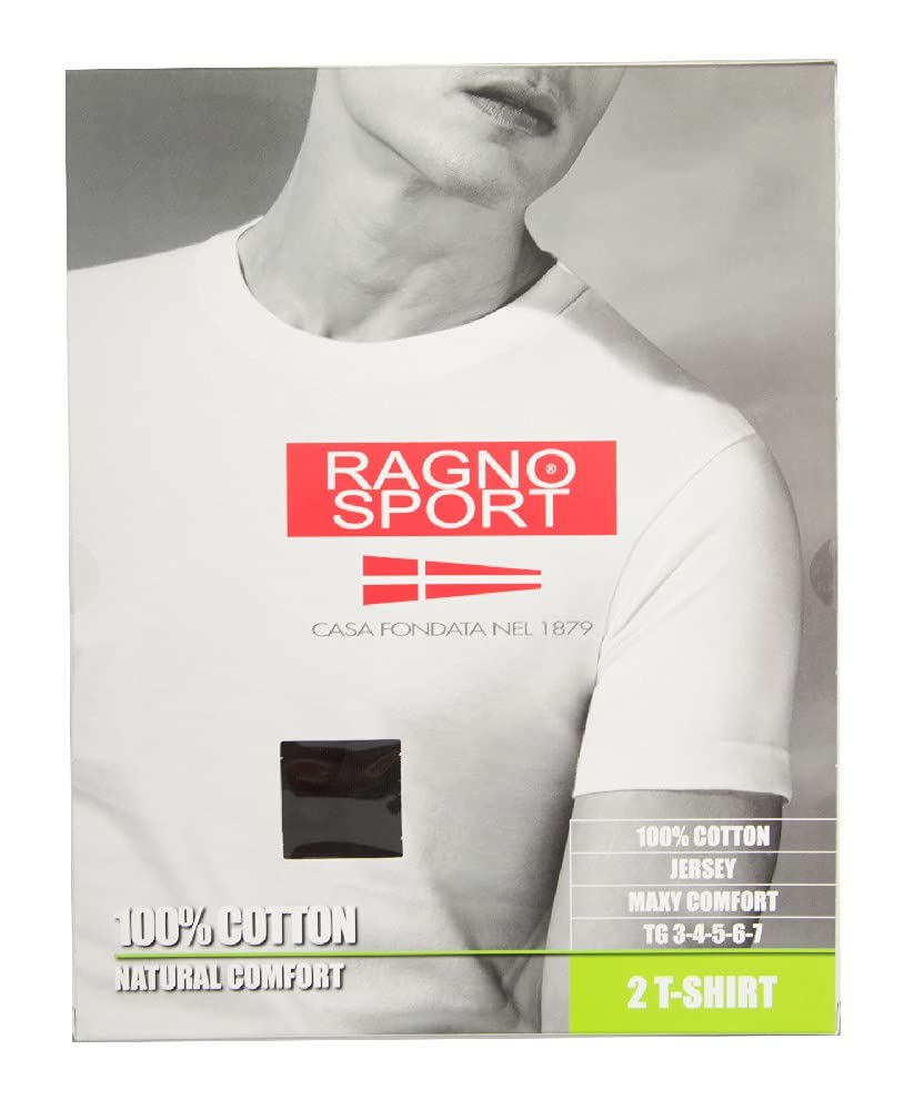 RZIEŃ Opakowanie 2 t-Shirt Intime Mężczyźni Koszula Bawełna Krótki Rękaw Szyi Bipack Sport Koszulka Sportowa 601415, 020b Czarny, XXL