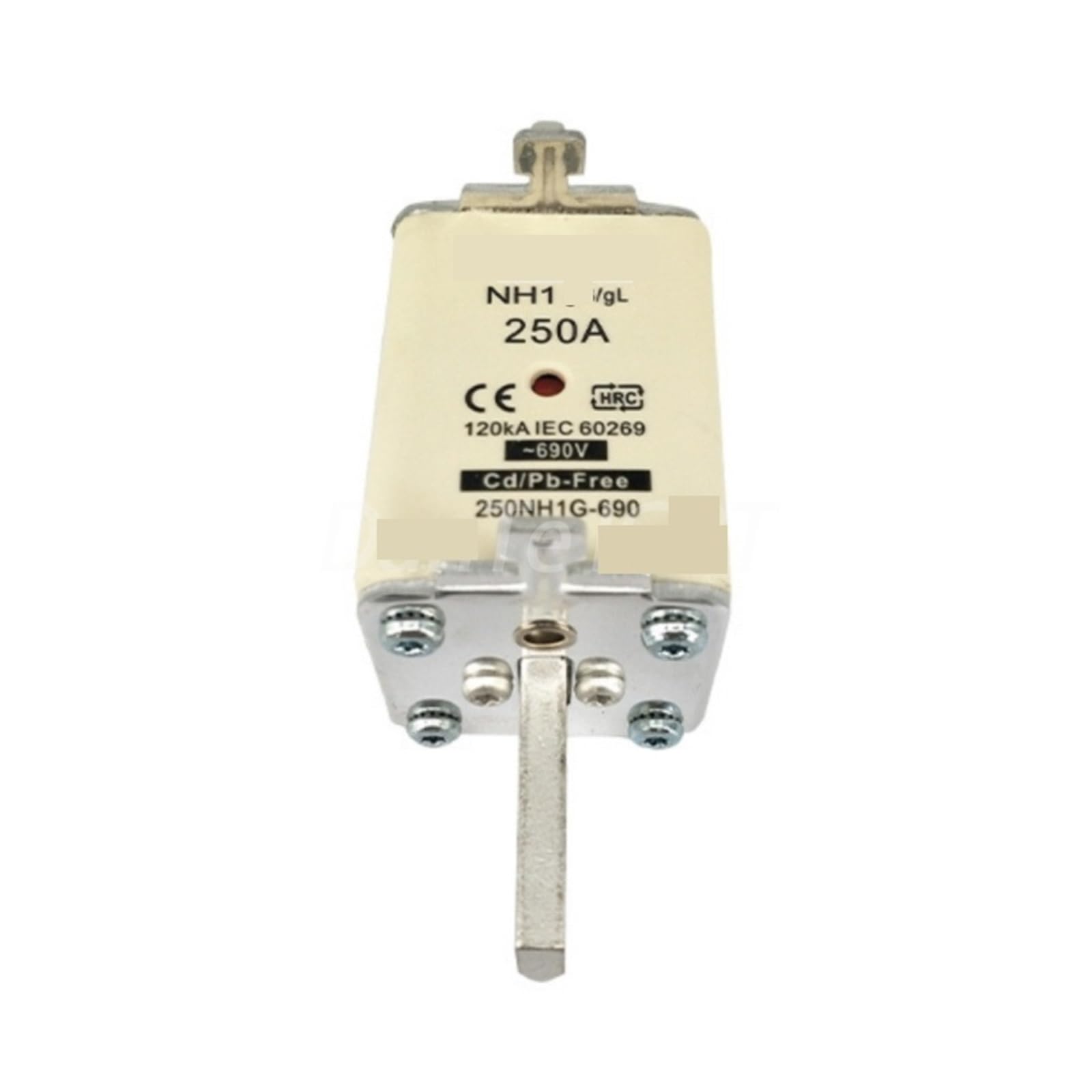 Fusible NH1 gL 250A pour sécuriser l'alimentation du bâtiment