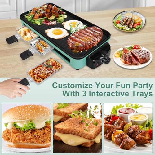 Moclever 1500W Electric Indoor Grill, 2 in 1 Smokeless Indoor Grills の商品画像 7