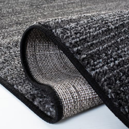 Tapete decorativo SAFAVIEH 3x5 pies negro y gris miniatura 3
