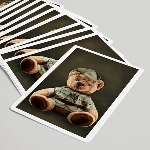 Baraja de cartas Teddy Bear tamaño póker 52 piezas miniatura 5