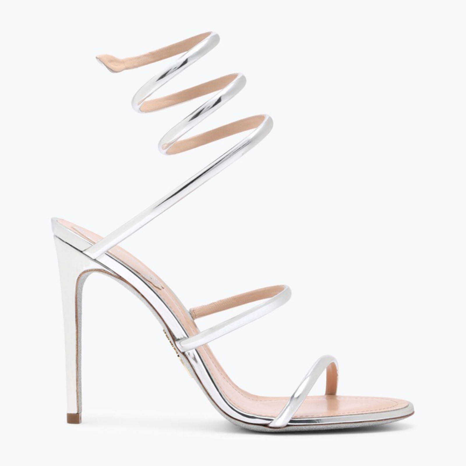 Sandali da donna con tacco alto a spirale con cinturino a spirale da 12 cm